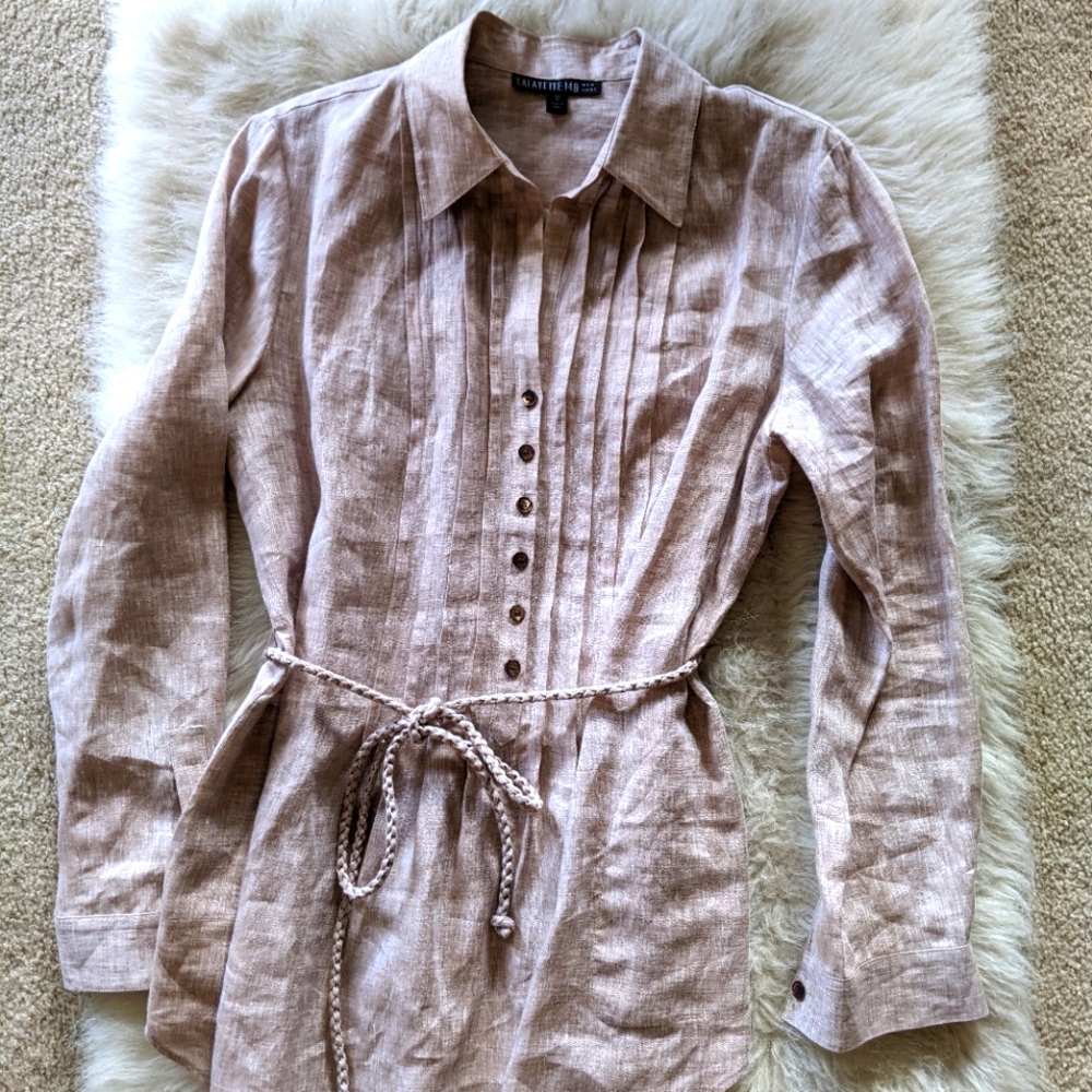 NWOT Lafayette 148 Linen dress